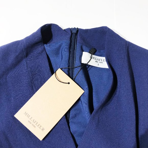 NEW MM Lafleur Niko 2.0 Dress in Deep Indigo - Picture 13 of 13